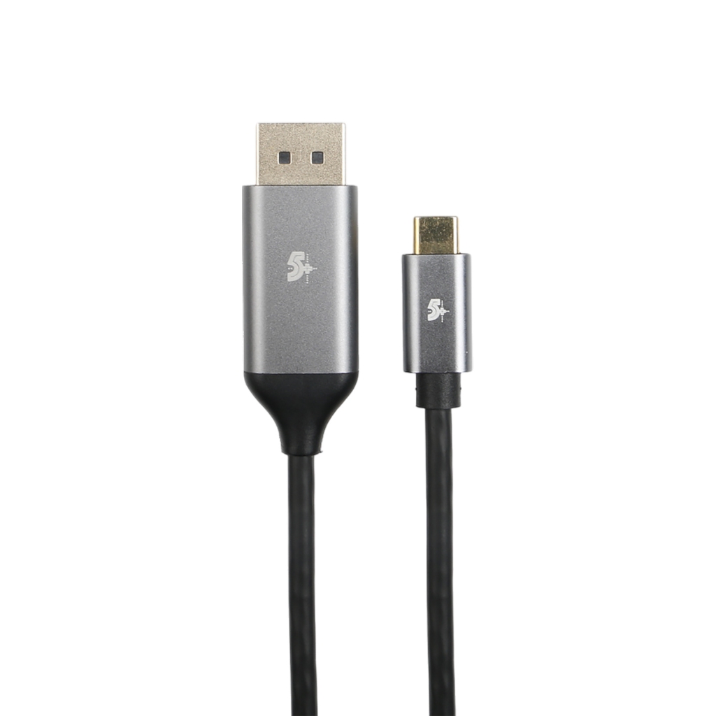 Cabo Adaptador 1.8m Usb C Para Displayport Macho 4k 120hz