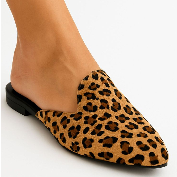 Sapatilha Mule Feminina Rasteira Moda Mule Bico Fino Confortável