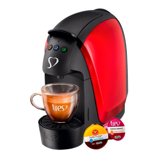 Cafeteira Espresso Tres Corações Luna Vermelho em Oferta na Shopee