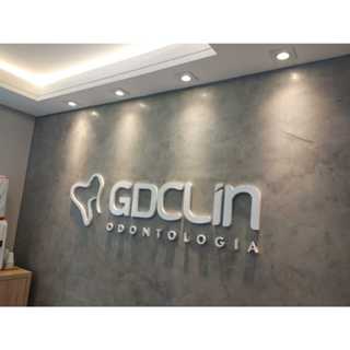 Letreiro/Logo logomarca logotipo PVC expandido 10mm personalizado parede fachada externo 3D diversos tamanhos em Oferta na Shopee