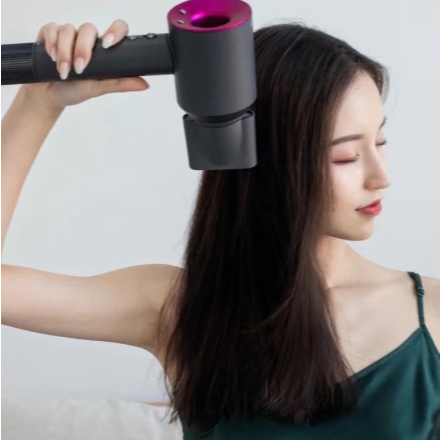 Secador de Cabelo Profissional Íons Negativo Supersônico Secagem Rápida 110V Preto Branco