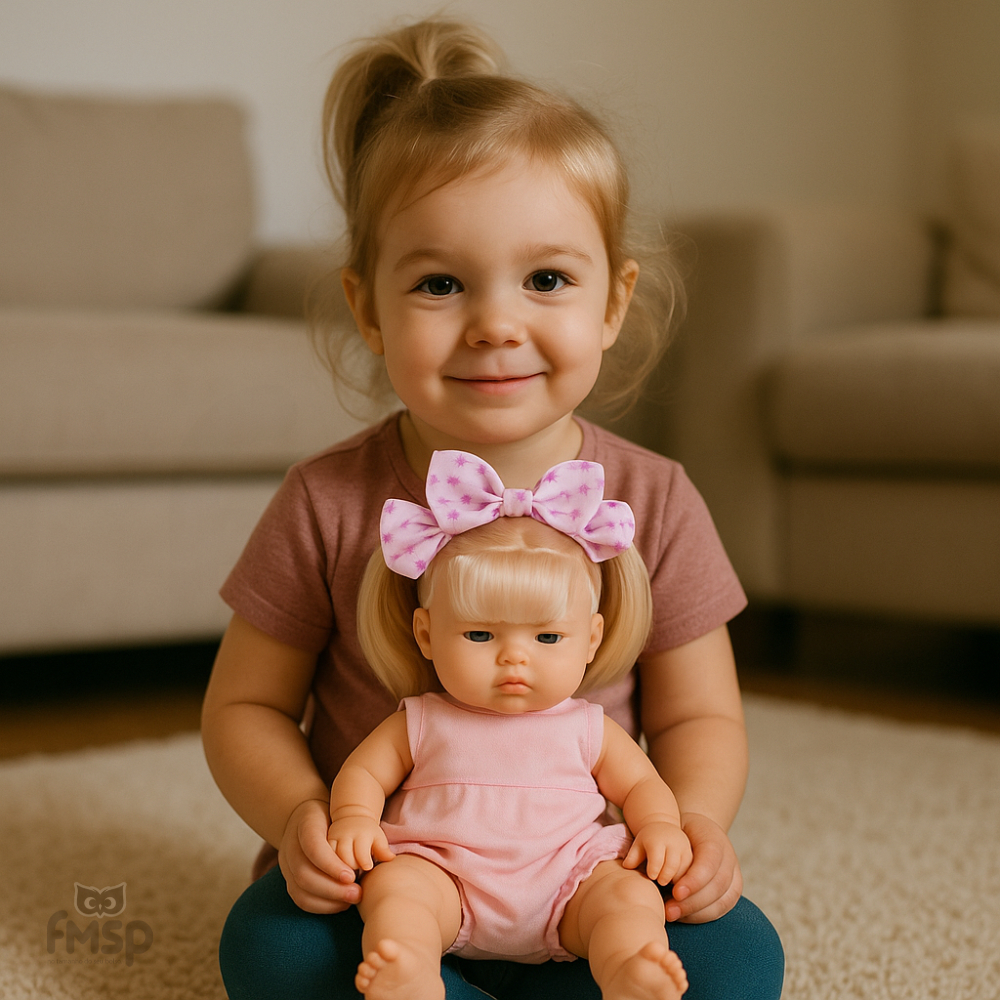 Boneca Bebê Dondoka's Infantil 100% Em Vinil