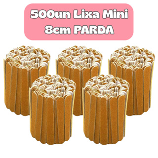 500Un Lixa de Unha Mini PARDA Descartável para Manicure Pedicure Estética Salão de Beleza Spá em Oferta na Shopee