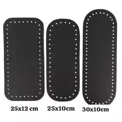 KIT COM 3 FUNDOS 25X12,25X10 E 30X10 PARA BOLSASCROCHÊ ARTESANAIS