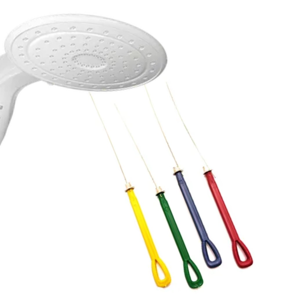 Kit 4/8 Agulhas Grande Para Desentupir Chuveiro Universal Modelos Compatíveis Multiuso