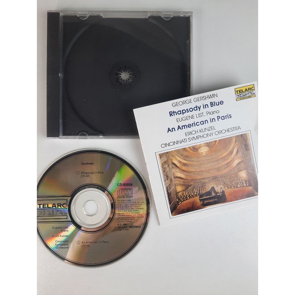 CD George Gershwin Rhapsody In Blue An American In Paris