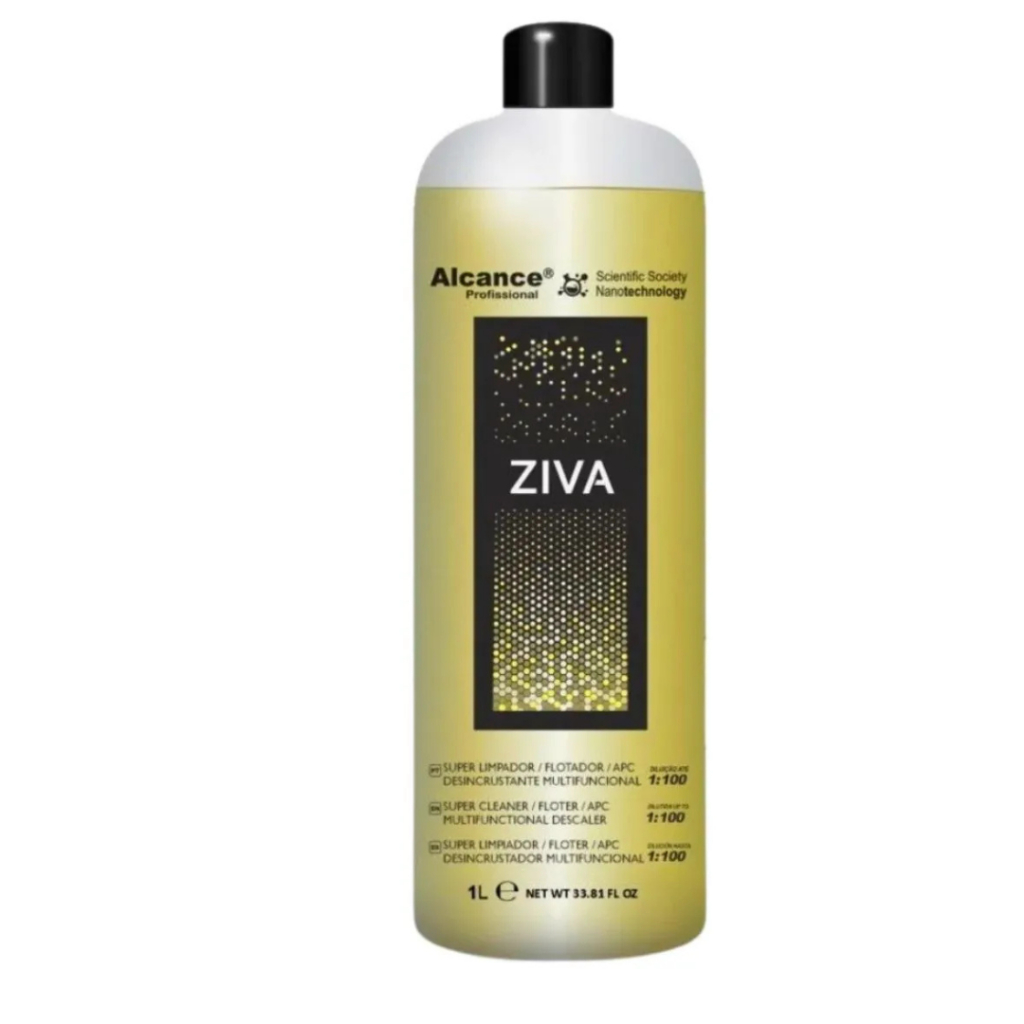 ZIVA ALCANCE SUPER LIMPADOR/ FLOTADOR/ APC DESINCRUSTANTE E MULTIFUNCINAL 1 LITRO