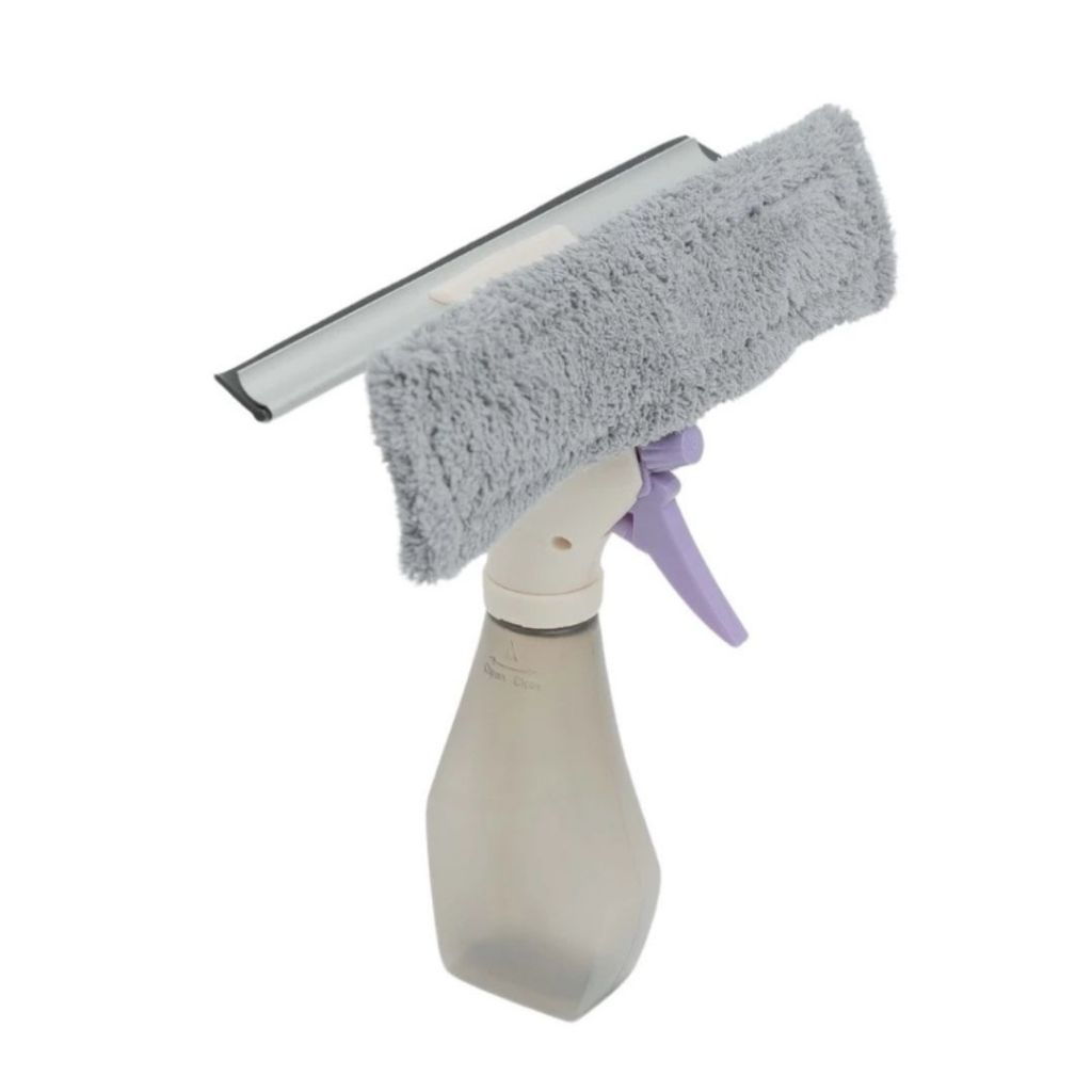 Limpa vidros 3 em 1 com rodo Spray e Reservatório 510ml Simplo Limpeza de Janelas - Home & Living