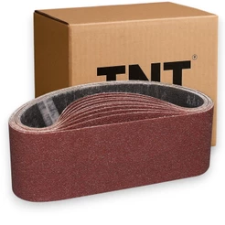 Kit 10 peças Cinta de Lixa 610x75 TNT ESCOLHA O GRÃO