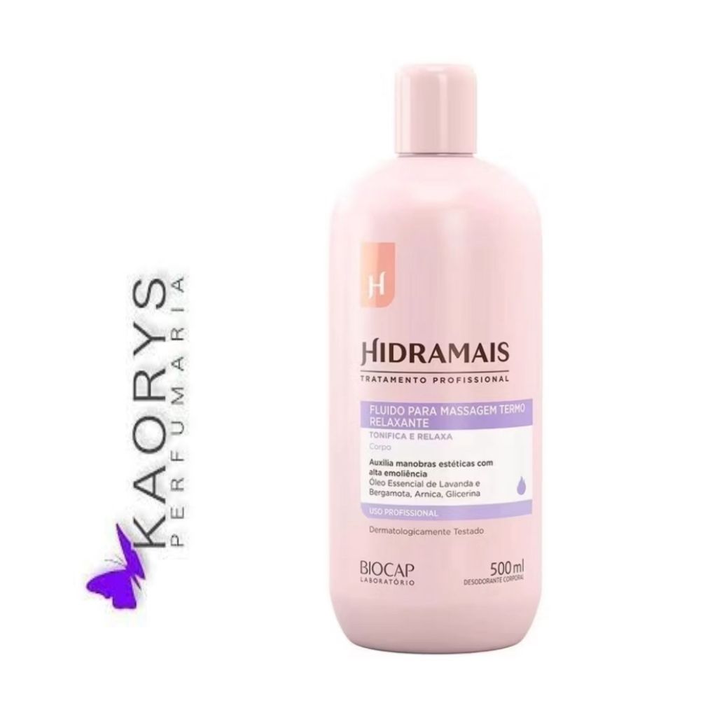 Fluido para massagem termo relaxante 500ml - Hidramais