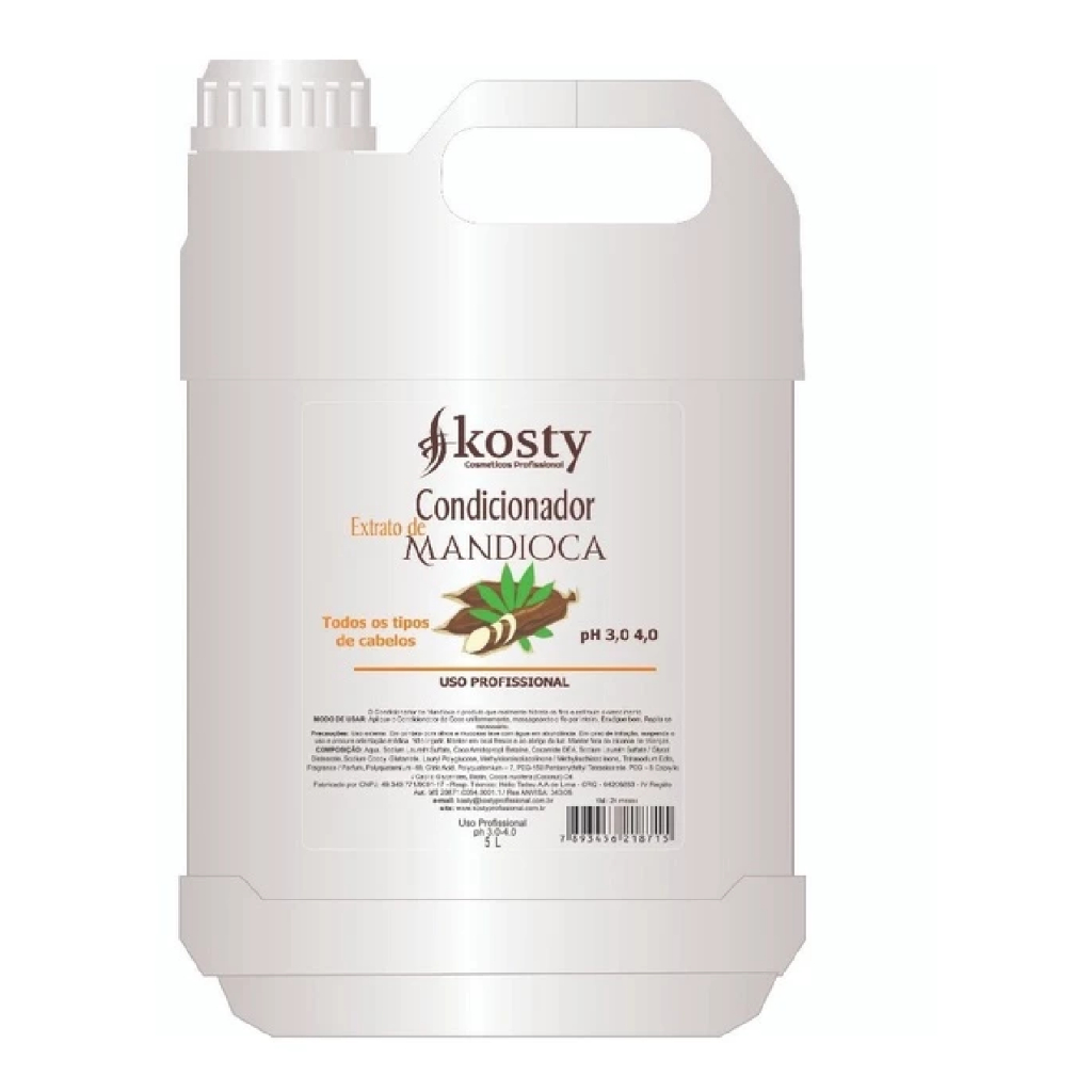 Condicionador Mandioca Lavatório 5L Kosty