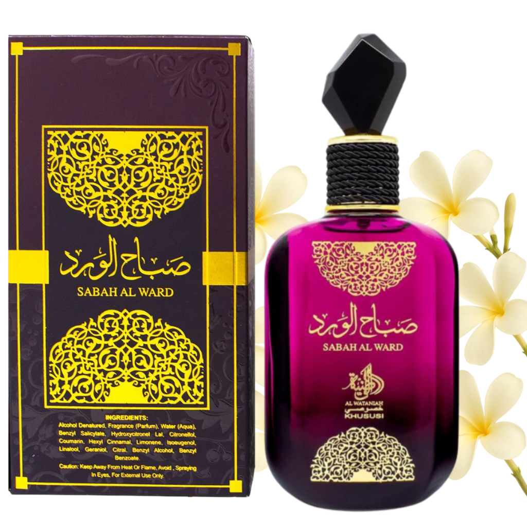 Perfume Sabah Al Ward 100ml Edp Al Wataniah Perfume Arabe Feminino Eau De Parfum