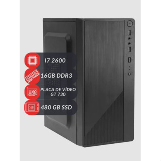 Pc Gamer Intel I7 3.4ghz + GTX 750 4gb + 16gb Ram + Ssd 480g em Oferta na Shopee