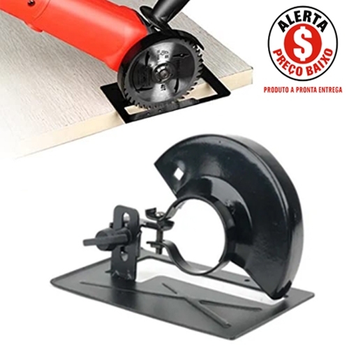 Suporte angulo Moedor Segurança Protetor em aço p/ esmerilhadeira