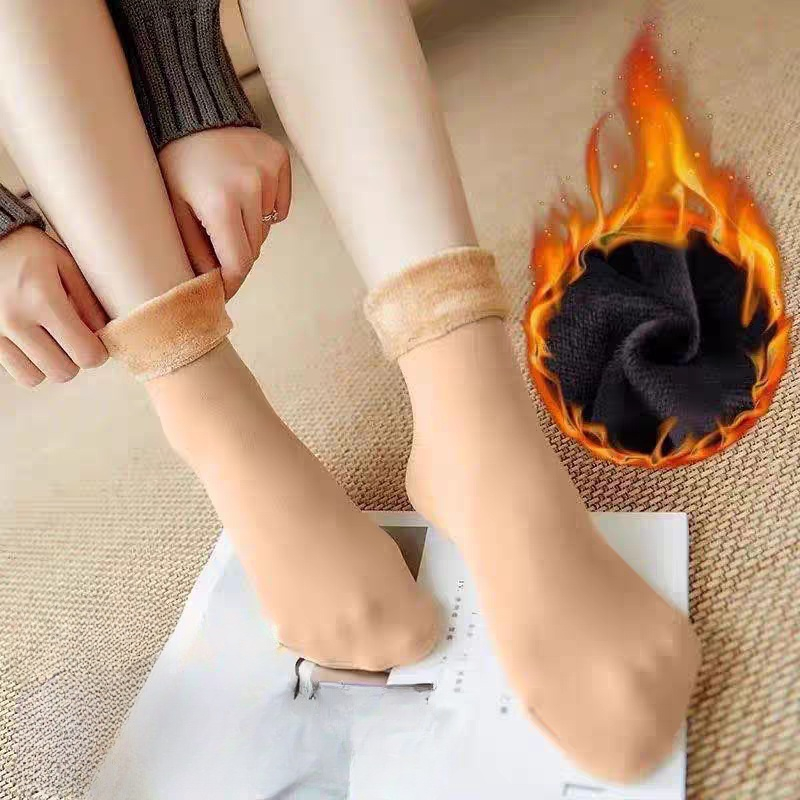 Kit2/4/6/12Meias térmicas grossas femininas até o joelho (tamanhos 35-40)