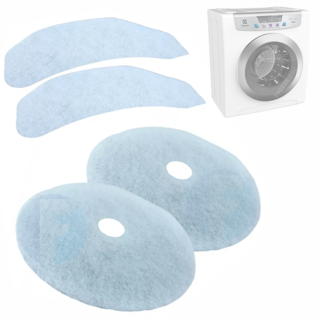 Kit 4 Filtro Original Secadora Roupa Electrolux Spv10 Svp11 Original Nfe