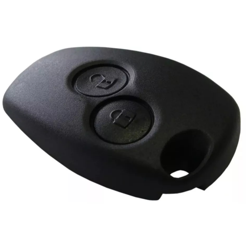 CAPA CHAVE TELECOMANDO ALARME RENAULT SANDERO LOGAN DUSTER 02 BOTÕES (PARTE FRONTAL)