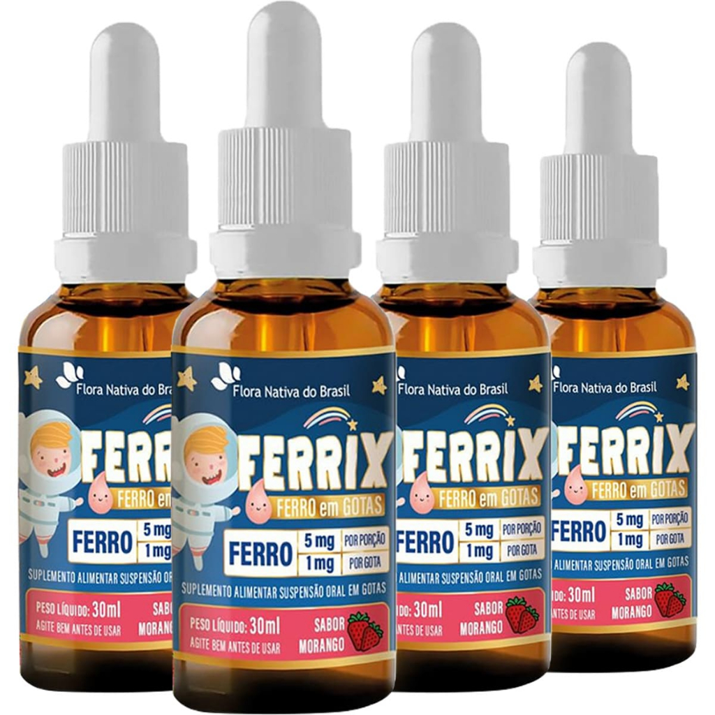 Ferro em Gotas Ferrix Kids 30ml Flora Nativa