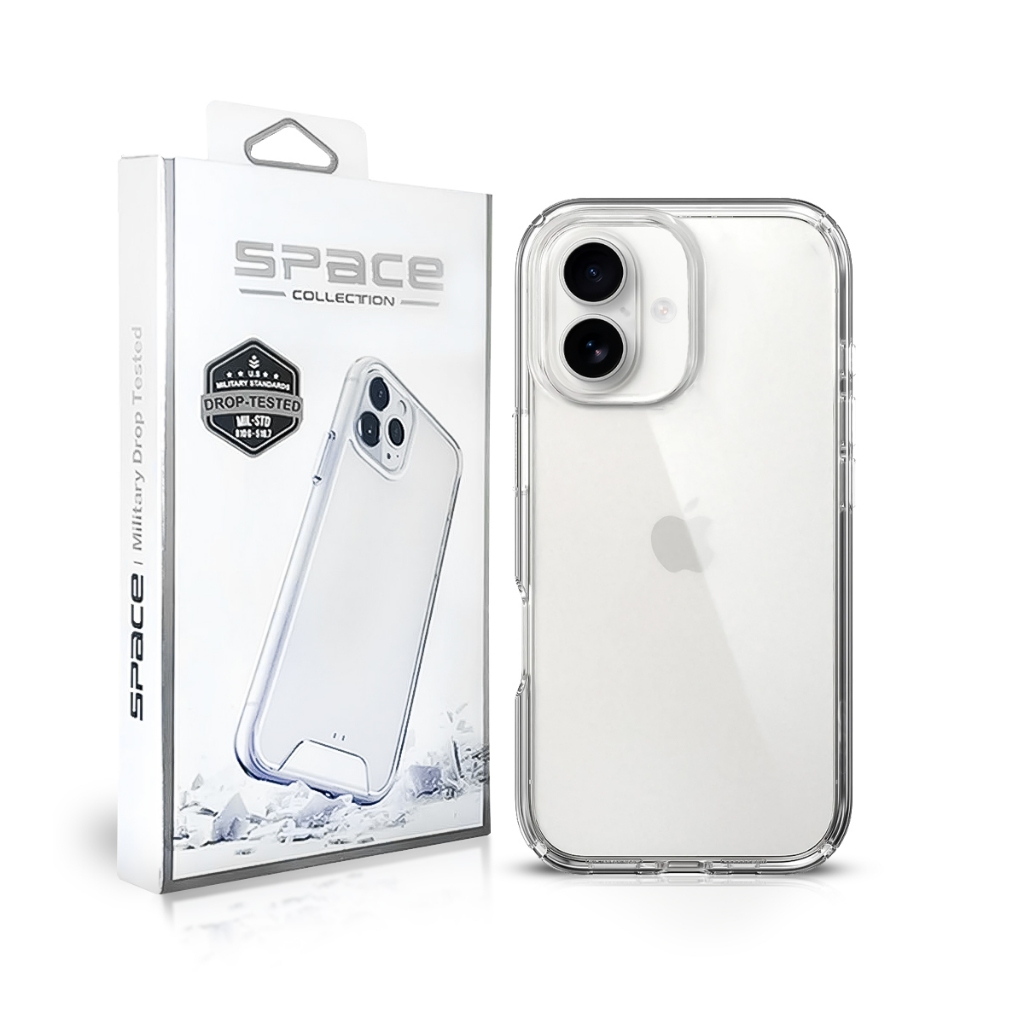 Capa capinha Space transparente anti impacto TPU CASE iPhone 16E Case Anti Impacto