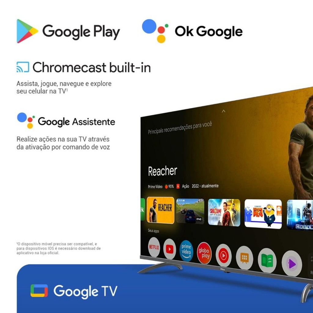 Detalhes do Smart TV Philco 58