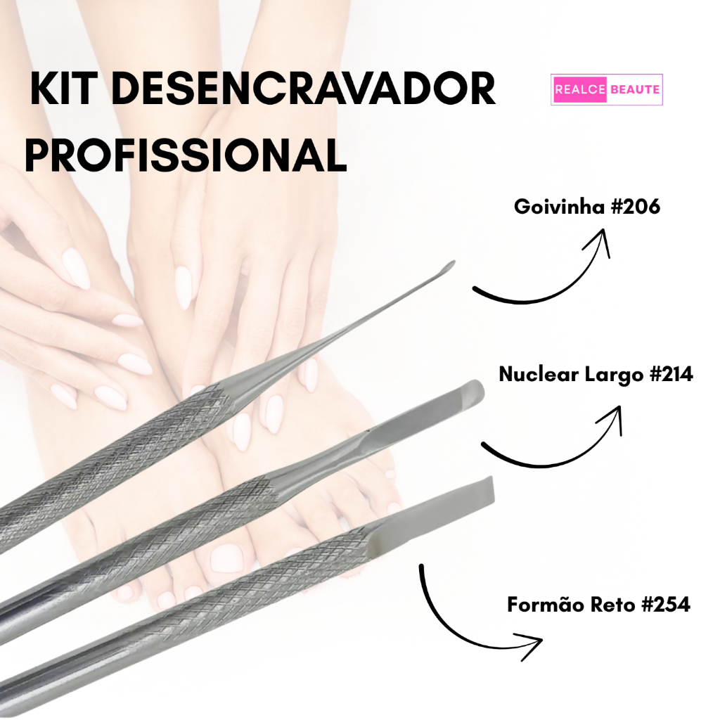 Slim - Kit Desencravador Manicure e Podologia - Profissional em Oferta na Shopee