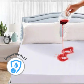 Capa Impermeável para Colchão Com ELÁSTICO Anti Xixi E Ácaro Lençol Protetor Geriátrico em Oferta na Shopee