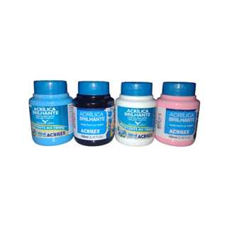 TINTA ACRÍLICA BRILHANTE 100ml - ACRILEX em Oferta na Shopee