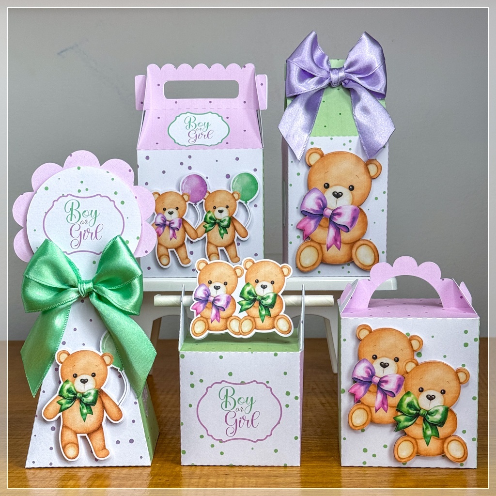 Personalizados Chá Revelção - Chá de Bebe - Kit Lembrancinhas - Para Montar