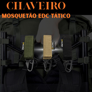 Chaveiro Mosquetão Edc Tático Para Cinto Com Passador. em Oferta na Shopee