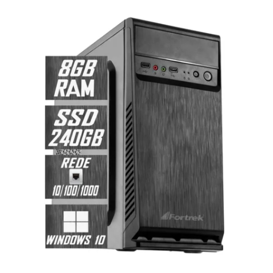 Pc Computador Cpu Intel Core I5, 8gb Memória Ram / Ssd 240gb