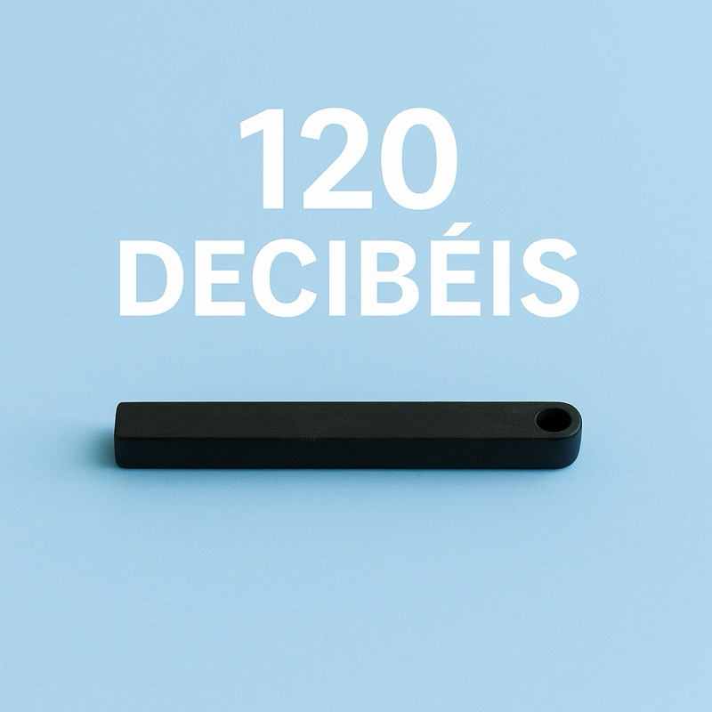 🔊 Chaveiro Apito de Sobrevivência – 120 decibéis 🔊 em Oferta na Shopee