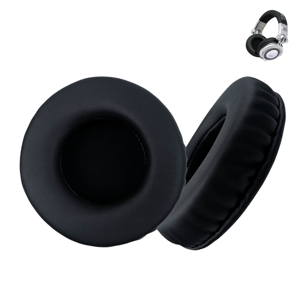 Espuma Almofada De Couro Para Fone Technics Rp-dh1200 / Dh1200