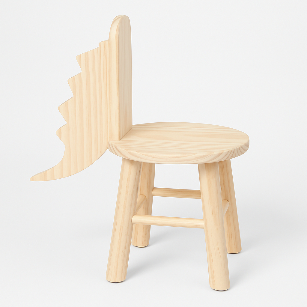 cadeira infantil 25cm com encosto