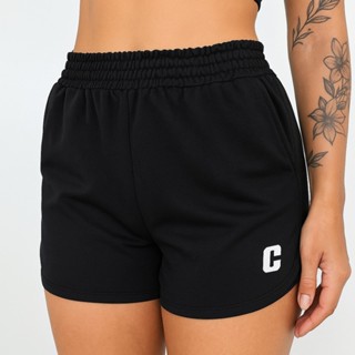 Short Academia Fitness Feminino Com Bolso Corrida Running Dia a Dia Chermont em Oferta na Shopee