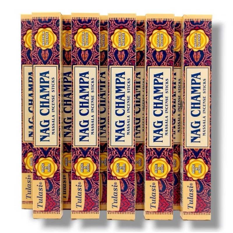 Incenso Tulasi Massala Nag Champa Pacote Com 10 Caixas em Oferta na Shopee