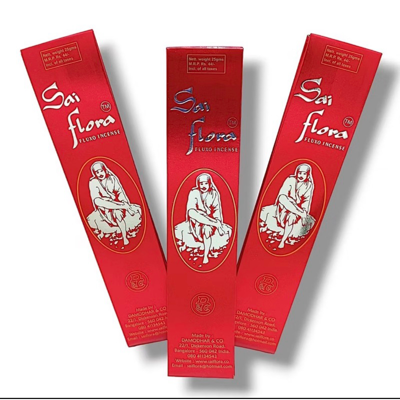 Kit 3 Incensos Sri Sai Flora Massala em Oferta na Shopee