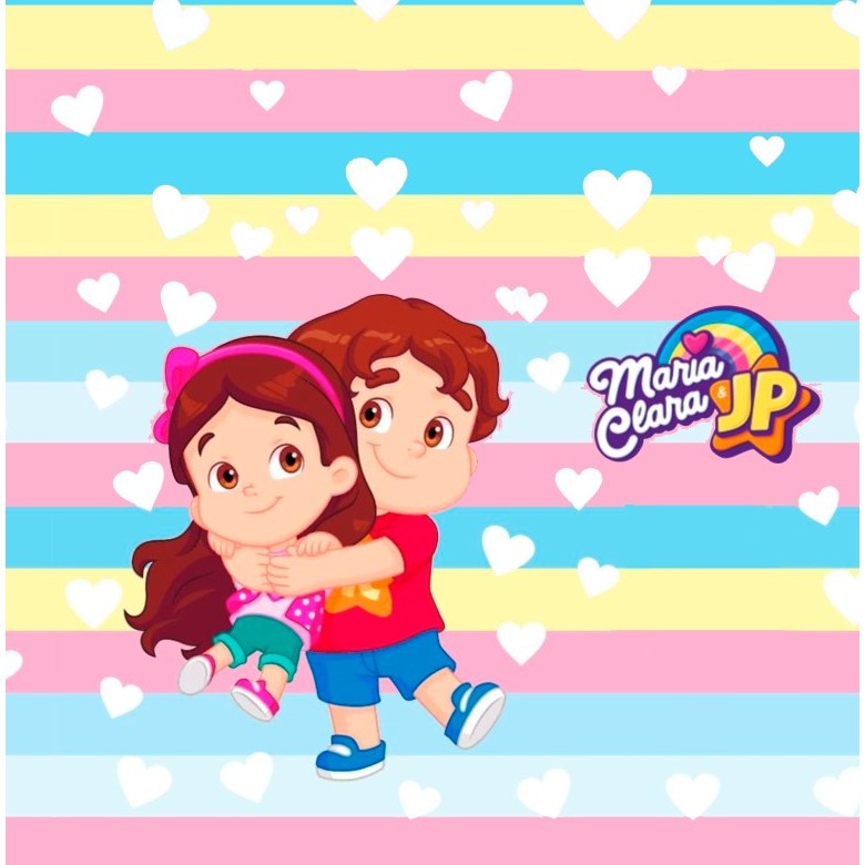 Tecido estampado barrado Maria Clara e JP - 1,40m Largura x 1,00m Comprimento em Oferta na Shopee