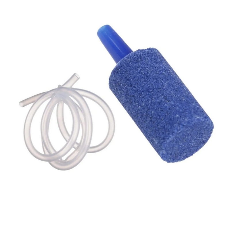 Kit Mangueira De Silicone E Pedra Porosa Para Aquário Compressor de Ar Oxigenador
