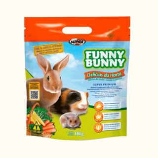 Funny Bunny Delícias da Horta 1,8kg Ração para Coelhos e Roedores Supra em Oferta na Shopee