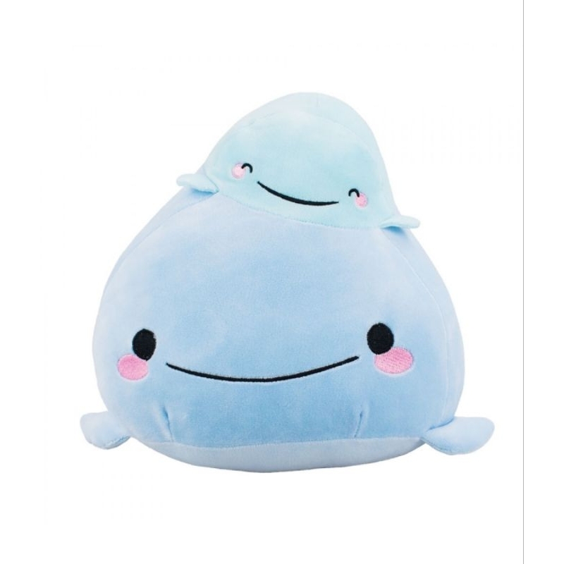 Baleia Azul Com Baleia na Cabeça 25cm - Pelúcia