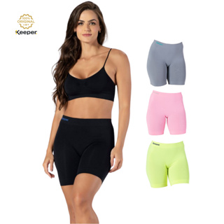 Kit 3 Bermudas Térmica Feminina Anti Assadura Corrida Sem Costura Keeper em Oferta na Shopee