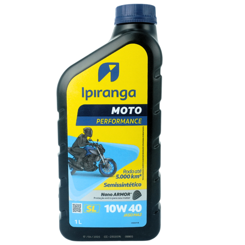 Óleo Ipiranga 10w40 Semi Sintético Moto Performance 1Litro LUB 4 T-Semi Sintético Envio Rápido Moto em Oferta na Shopee