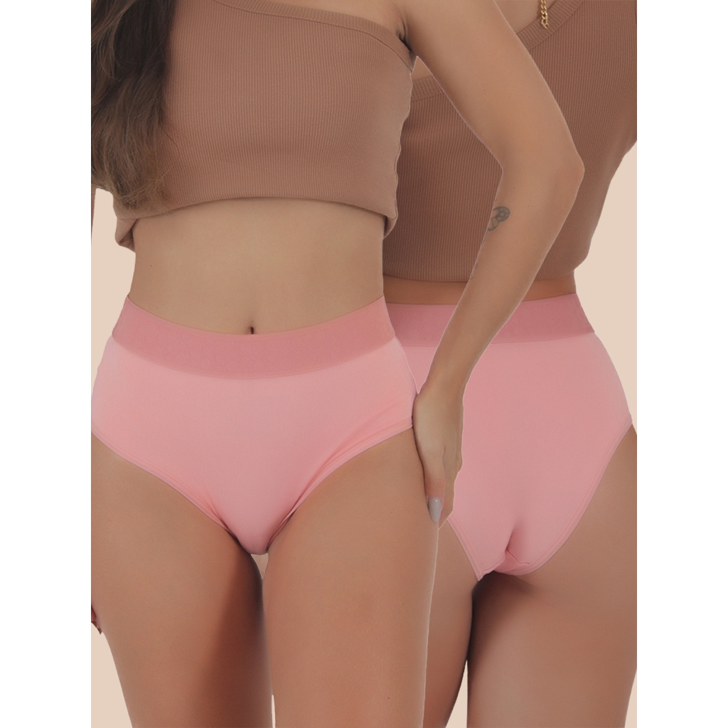 Kit 20 Calcinhas Tangão Cintura Alta De Algodão Caribe Lingerie Moda Feminina em Oferta na Shopee