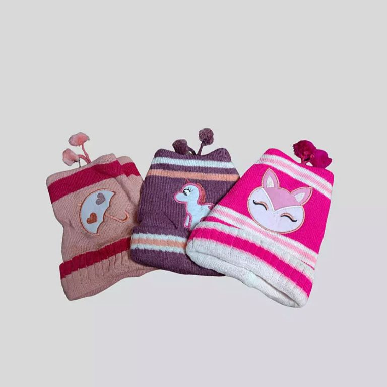 Touca Gorro Infantil Forrada – Quentinha e Fofa para o Inverno da Sua Pequena!