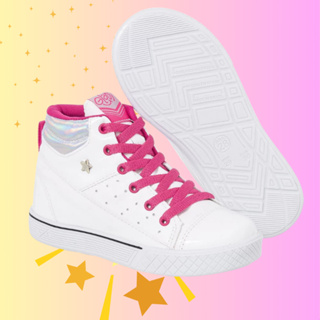 Tênis Botinha Infantil Menina Glitter Confortável Brilho Branco Original 28 ao 35 em Oferta na Shopee