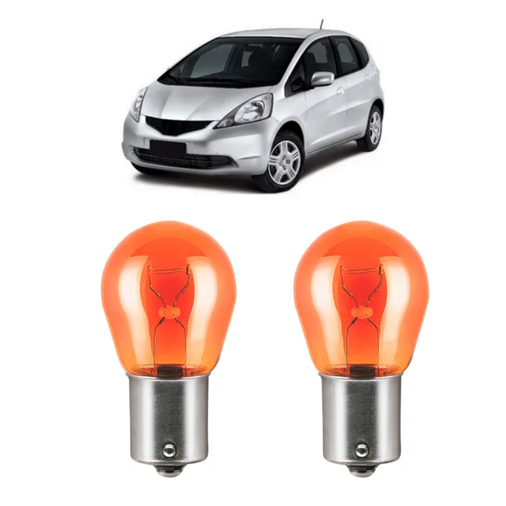 Par Lâmpada Pisca/Seta Farol Honda Fit 2009 2010 2011 2012 2013 2014
