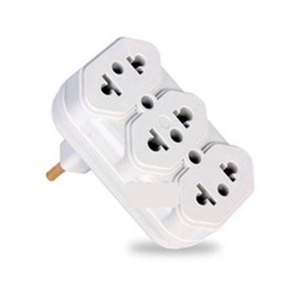 Benjamin T Adaptador Tomada 3 Entradas Resistente Ao Calor Pino Multiplicador 10A/20A/250V