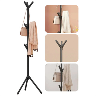 Mancebo Cabideiro de Chão 9 Ganchos Desmontável Organizador para Roupas em Oferta na Shopee