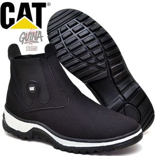 Bota Botinha Texana Masculina Calce Facil Bota Trabalho em Oferta na Shopee