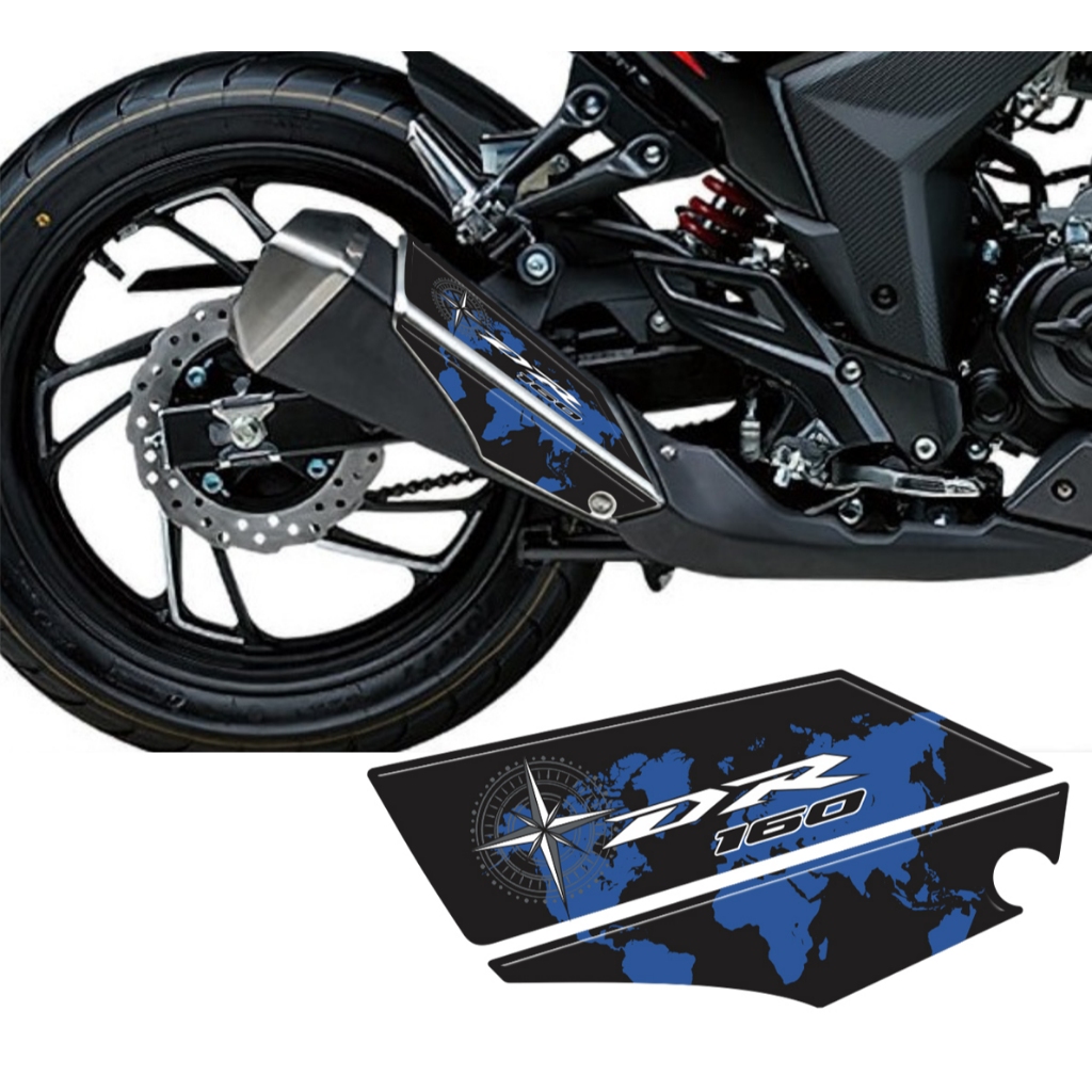 Adesivo Protetor 3D Escap M02 Moto Haojue DR 160